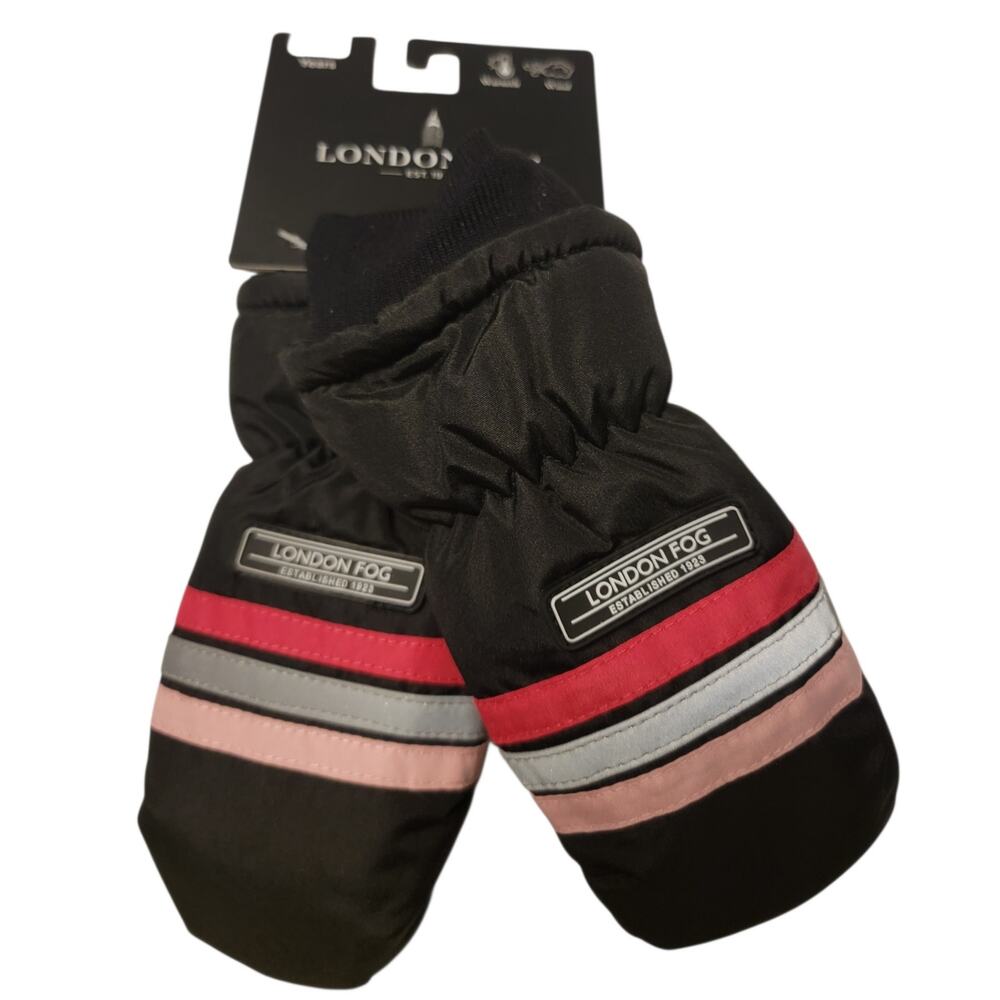 London Fog NWT Girls Mittens 4-6 years
